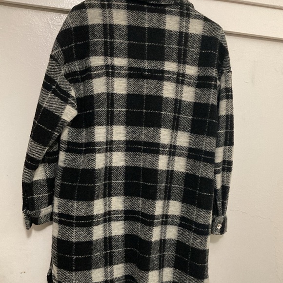 Zara long plaid overshirt - Picture 3 of 5